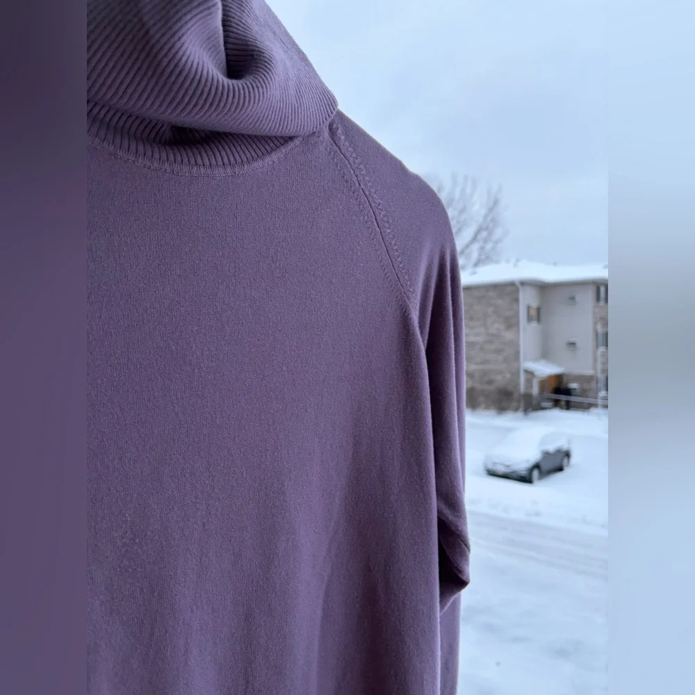 🆕 Ottod’Ame Essence Lavender Turtleneck Sweater US 10 Made in Italy ViscoseBlend - Picture 8 of 17